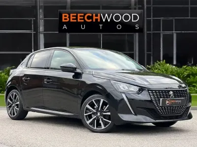 Used Peugeot 208 Allure 100 HP (73 kW) 2020 Black Hatchback