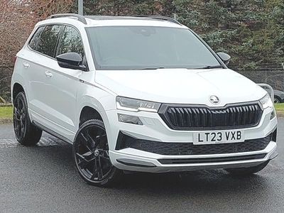 Used Skoda Karoq SportLine 150 HP (110 kW) 2023 White SUV