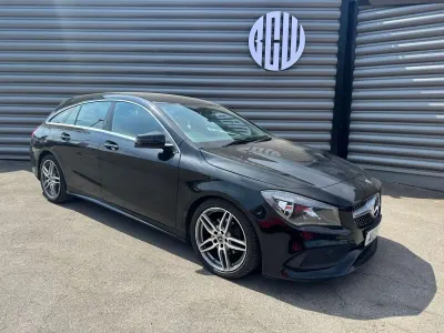 Used Mercedes CLA200 AMG line 2019 Black Coupe