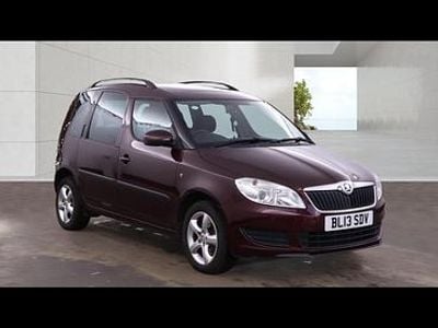 Used Skoda Roomster SE 105 HP (77 kW) 2013 Maroon MPV