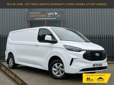 Used Ford Transit Custom Limited 170 HP (125 kW) 2024 White Van
