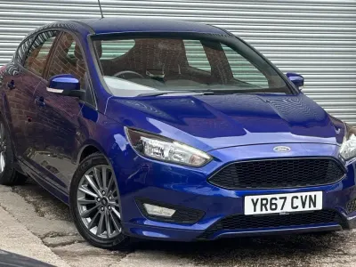 Used Ford Focus ST-Line 2017 Blue Hatchback