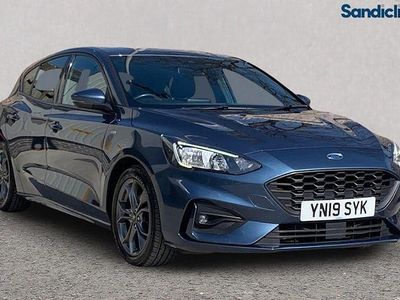 Used Ford Focus ST-Line 125 HP (91 kW) 2019 Blue Hatchback