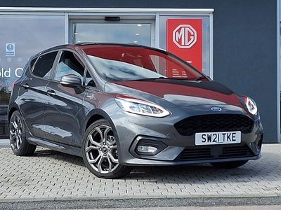 Usado Ford Fiesta ST-Line 125 HP (91 kW) 2021 Cinzento Citadino