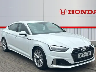 Used Audi A5 Sport 150 HP (110 kW) 2024 White Hatchback