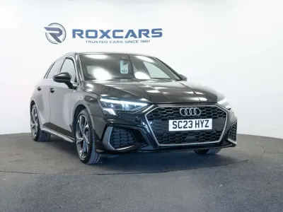 Used Audi A3 Sportback S-Line 110 HP (80 kW) 2023 Black Hatchback