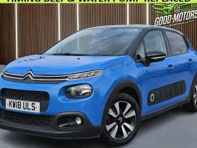 Used Citroën C3 Flair 110 HP (80 kW) 2018 Blue Hatchback