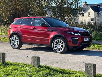 Used Land Rover Range Rover evoque HSE Dynamic 2017 Red Estate
