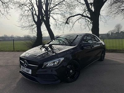 Used Mercedes CLA220 AMG line 2017 Black Sedan