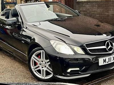 Used Mercedes E350 2011 Black Cabriolet
