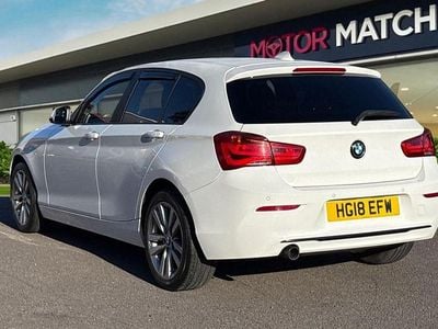 Usado BMW 118 Sport Line 2018 Branco Citadino