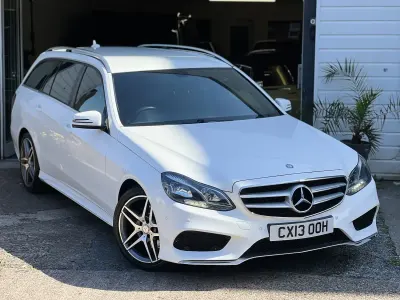 Used Mercedes E220 AMG 2013 White Estate