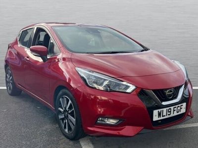 Used Nissan Micra Acenta 90 HP (66 kW) 2019 Red Hatchback