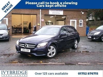 Blue Used 2015 Mercedes C220 Executive Estate | £6,295 (Fair price)