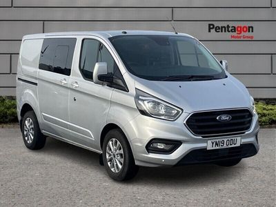 used Ford 300 Transit Custom 2.0Ecoblue Limited Crew Van 5dr Diesel Manual L1 H1 Euro 6 6 Seat 130