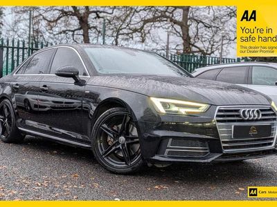 Black Used 2017 Audi A4 S-Line Sedan | £10,988 (A bit pricey)
