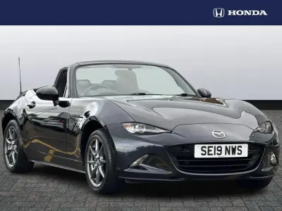 Used Mazda MX5 129 HP (94 kW) 2019 Black Cabriolet