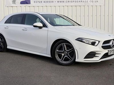 Begagnad Mercedes A200 AMG Line Premium 150 HK (110 kW) 2020 Vit Halvkombi