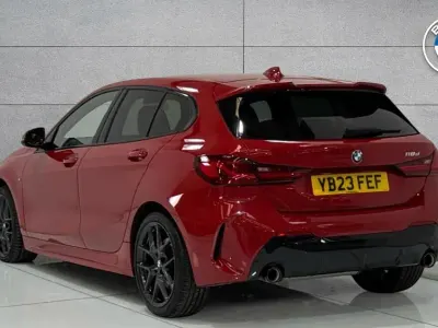 Used BMW 118 M Sport 148 HP (108 kW) 2023 Red Hatchback
