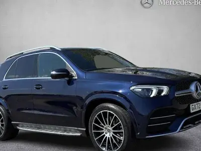 Used Mercedes GLE400 AMG line 330 HP (242 kW) 2022 Blue SUV