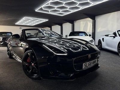 Black Used 2018 Jaguar F-Type R-Dynamic Cabriolet | £32,495 (A bit pricey)