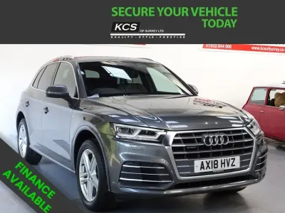 Used Audi Q5 S-Line 190 HP (139 kW) 2018 Grey SUV