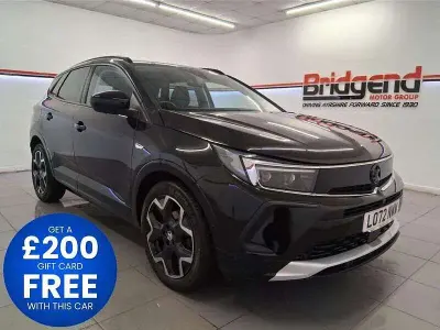 Used Vauxhall Grandland X Ultimate 128 HP (94 kW) 2022 Black SUV