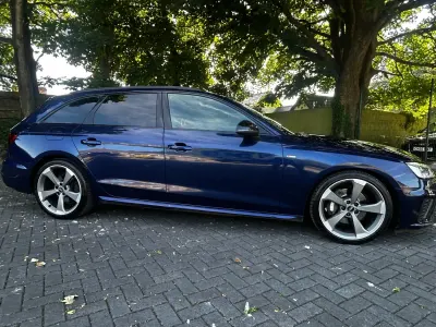 Used Audi A4 Black Edition 190 HP (139 kW) 2020 Blue Estate