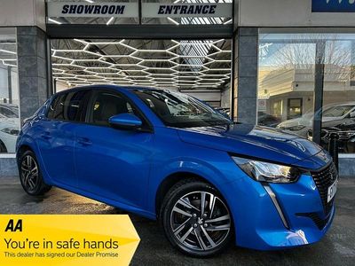 Used Peugeot 208 Allure Premium 100 HP (73 kW) 2021 Blue Hatchback