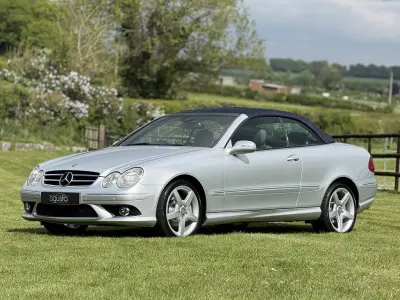 Begagnad Mercedes CLK280 2007 Silver Cab