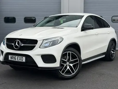 Used Mercedes GLE350 AMG line 258 HP (189 kW) 2016 White Coupe