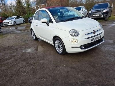 White Used 2015 Fiat 500C Lounge Cabriolet | £7,290 (Fair price)