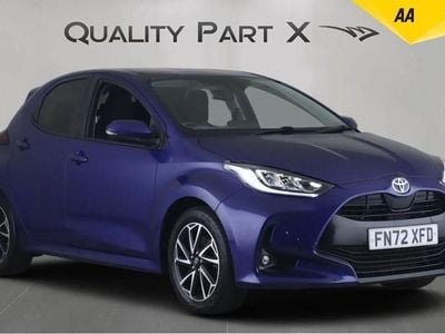 Blue Used 2022 Toyota Yaris Hybrid Design Hatchback | £13,979 (Good price)