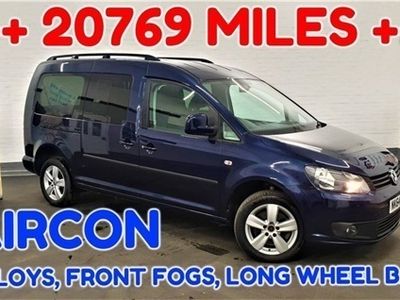 used VW Caddy Maxi 1.6 C20 LIFE ++ 20769 MILES ++ + ++ NO VAT ++ AIRCON ++ WHEEL CHAIR ACCESS VEHICLE ++ 4 SEATS, 2 SLIDING DOORS, ALLOYS, FRONT FOGS ROOF BARS, AND SO 5dr