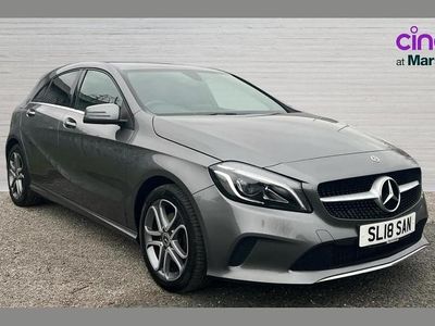 Used Mercedes A160 Sport Edition 101 HP (74 kW) 2018 Grey Hatchback
