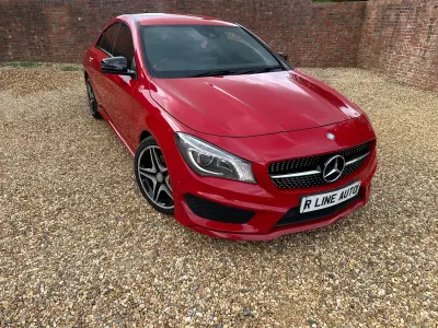 Used Mercedes CLA220 AMG 177 HP (130 kW) 2015 Red Sedan