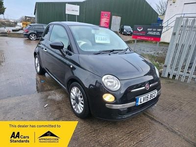 Black Used 2015 Fiat 500 Lounge Hatchback | £6,500 (Good price)