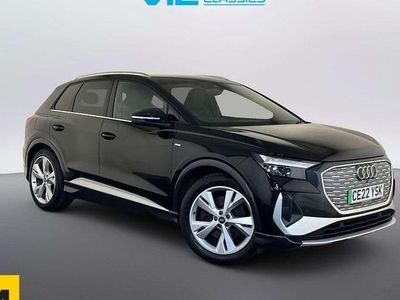 Used Audi Q4 e-tron S-Line 150 kW (204 HP) 2022 Black SUV
