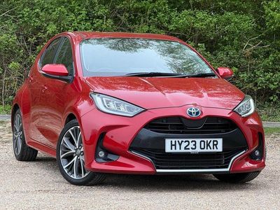 Used Toyota Yaris Hybrid 116 HP (85 kW) 2023 Scarlet flare Hatchback