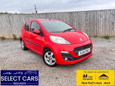 Second-hand Peugeot 107 Allure 68 CP (50 kW) 2014 Roșu Hatchback