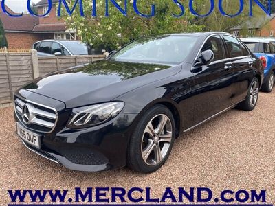 used Mercedes E220 E-Class 2016 (66) MERCEDES BENZSE PREMIUM SALOON DIESEL AUTO BLACK