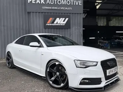 Used Audi A5 Black Edition 245 HP (180 kW) 2014 White Coupe