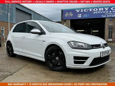 Used VW Golf VII R 2017 White Hatchback