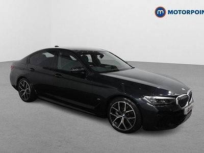 Black Used 2022 BMW 520 M Sport Sedan | £26,449 (Fair price)