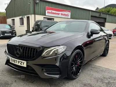 Used Mercedes E300 AMG Line Premium 245 HP (180 kW) 2017 Black Coupe