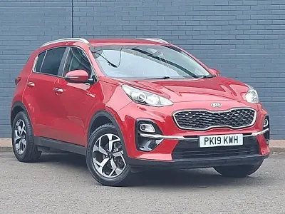 Used Kia Sportage 130 HP (95 kW) 2019 Red SUV