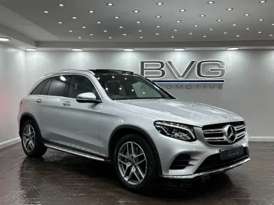 Used Mercedes GLC220 AMG Line Premium 167 HP (122 kW) 2017 Silver SUV