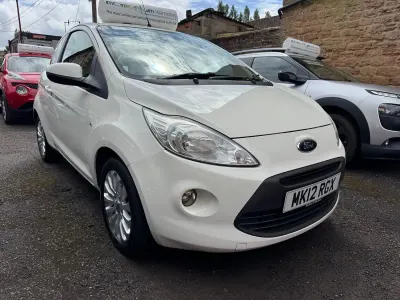 Used Ford Ka Zetec 69 HP (50 kW) 2012 White Hatchback