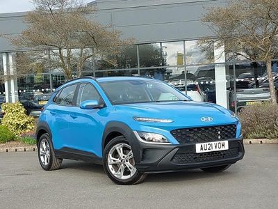 Second-hand Hyundai Kona SE 120 CP (88 kW) 2021 Albastru SUV