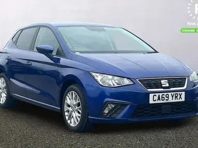 Używany Seat Ibiza SE Technology 95 KM (69 kW) 2020 Niebieski Hatchback